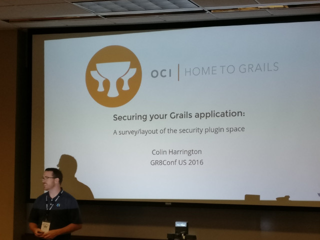 Colin Harrington's presentation about how to secure your Grails application via Spring Security Plugins