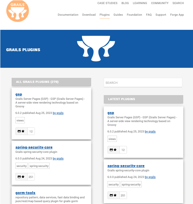 Grails Plugin Portal!